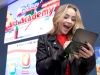 In this photo released by Nintendo of America, actor Sabrina Carpenter, currently starring in the Disney Channel sitcom Girl Meets World, sketches Olaf from Frozen in the Disney Art Academy video game for the Nintendo 3DS family of systems. Whether you’re a strong artist or just a beginner, Disney Art Academy can help you create masterpieces of some of your favorite Disney and Pixar characters, which you can then upload and share via Facebook, Twitter and Miiverse.
