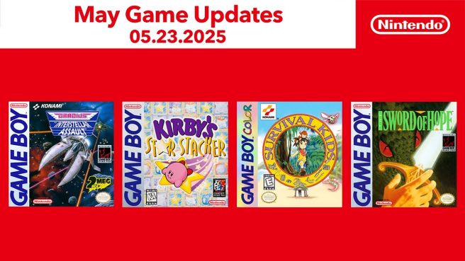 Nintendo Switch Online Survival Kids, Kirby's Star Stacker, Gradius The Interstellar Assault, The Sword of Hope