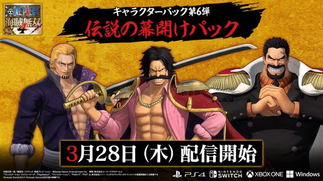 One Piece Pirate Warriors 4 Rayleigh and Garp DLC