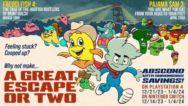 Pajama Sam 3, Freddi Fish 4 Switch