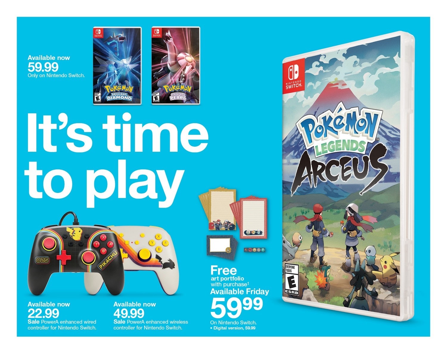 Pokemon Legends Arceus purchase bonus target
