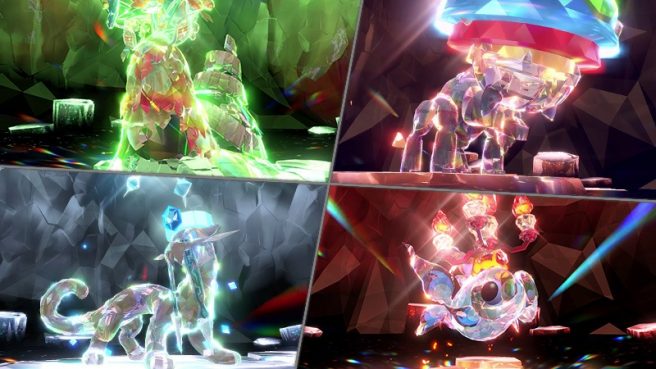 Pokemon Scarlet Violet Tera Raid Shiny Wo-Chien, Ting-Lu, Chien-Pao, Chi-Yu