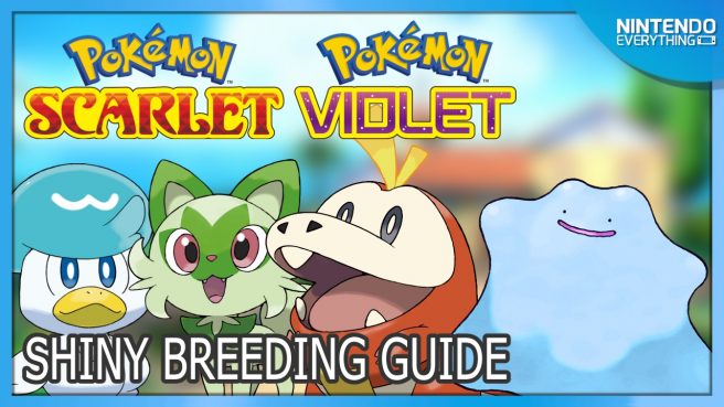 Pokemon Scarlet Violet Shiny breeding