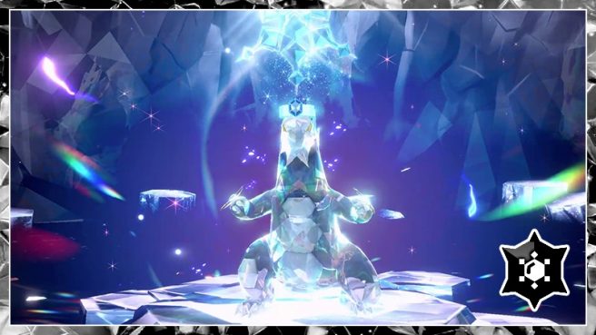 Pokemon and Violet Baxcalibur Tera Raid Battle