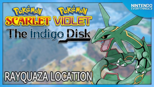 Rayquaza location Pokemon Scarlet Violet