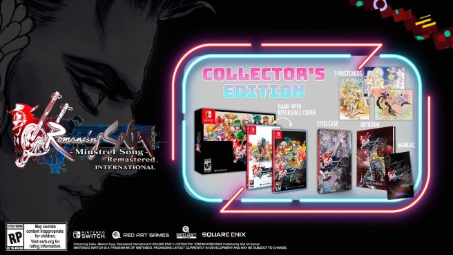 Romancing SaGa Minstrel Song Remastered western physical release