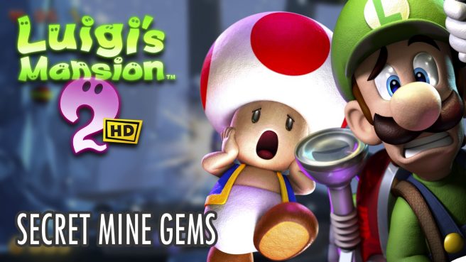 Secret Mine Gem locations Luigi's Mansion 2 HD