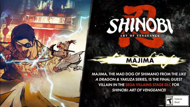 Shinobi Art of Vengeance DLC Majima