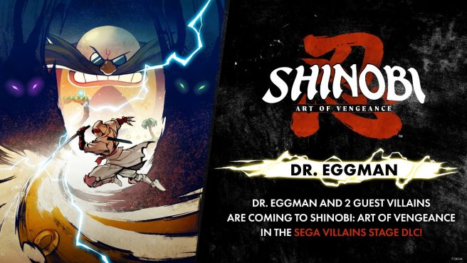 Shinobi Art of Vengeance Eggman SEGA Villains Stage DLC