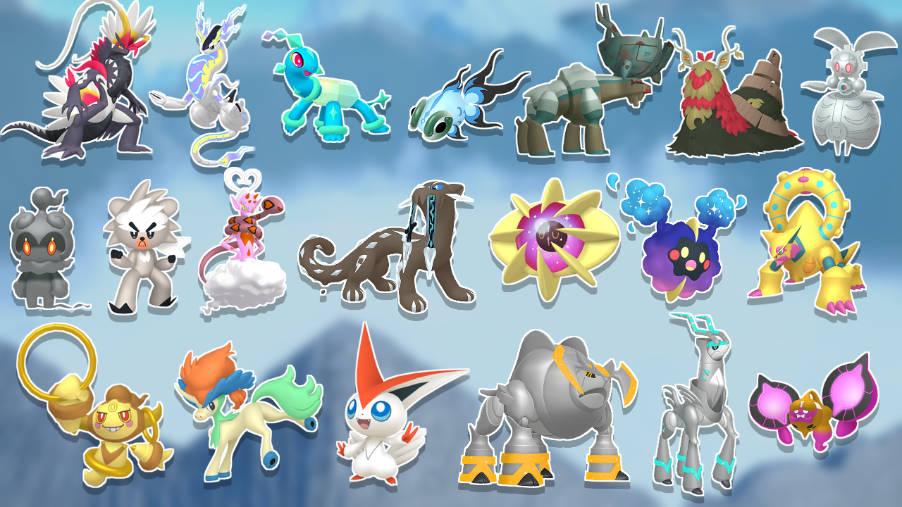 Shiny locked Pokemon list