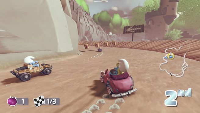 Smurfs Kart gameplay