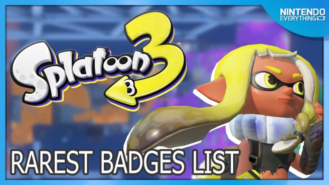 Splatoon 3 Badges
