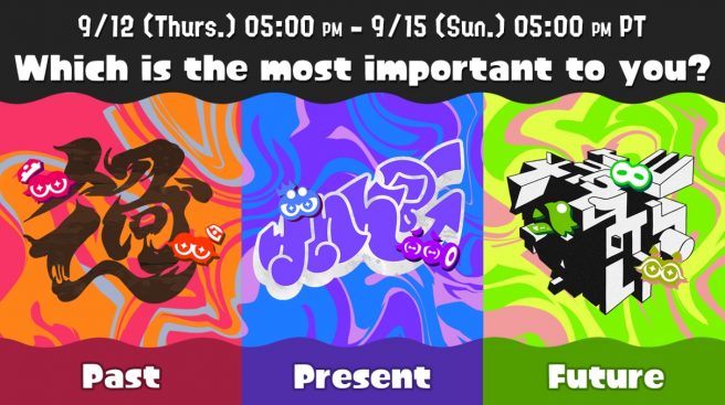 Splatoon 3 Splatfest Grand Festival results - Past Present Future