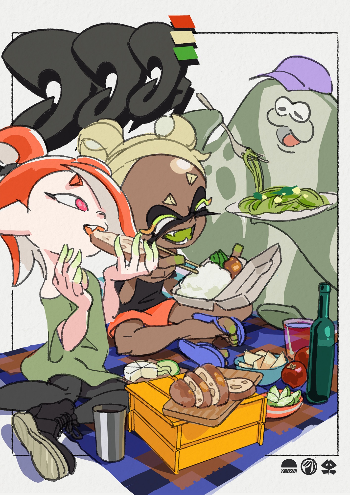 Splatoon 3 Splatfest August 2024 art