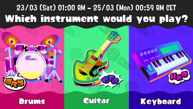 Splatoon 3 Splatfest instrument