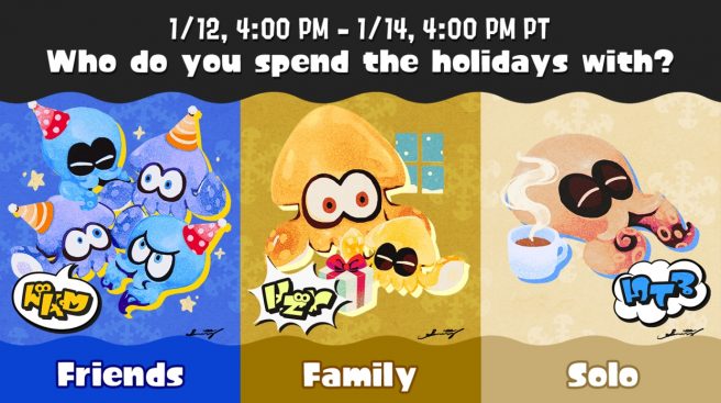 Splatoon 3 Splatfest results - Friends vs. Family vs. Solo