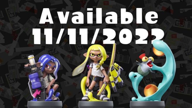 Splatoon 3 amiibo release date