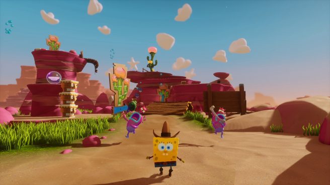 SpongeBob SquarePants The Cosmic Shake first gameplay