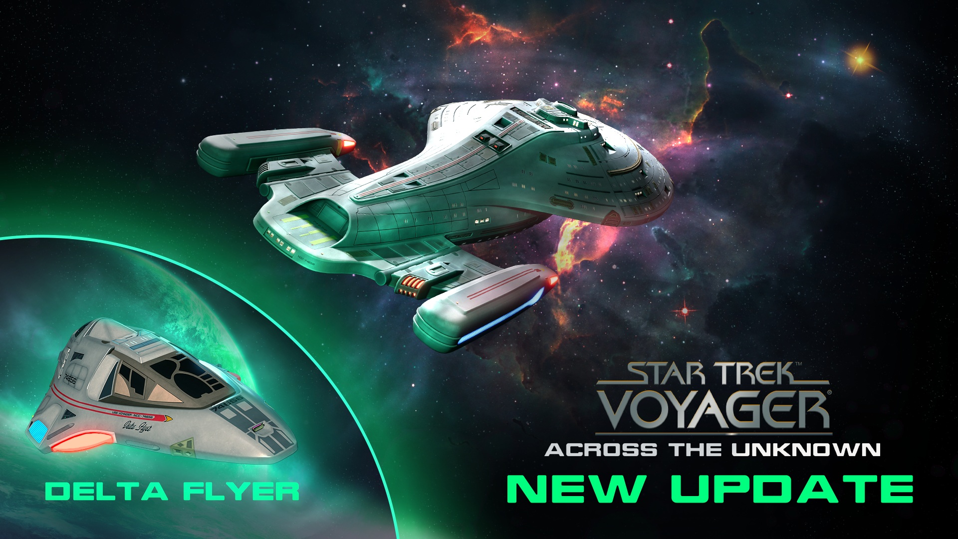 Star Trek Voyager - Across the Unknown 1.7 update Delta Flyer
