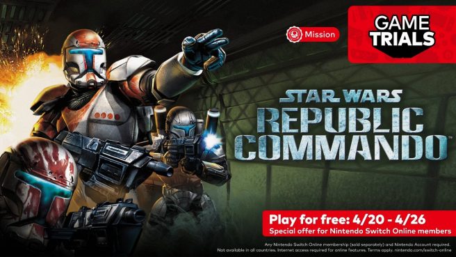 Star Wars Republic Commando Switch Online Trial