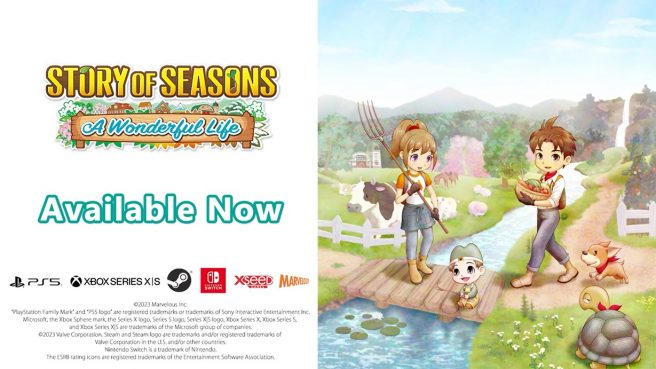 Story of Seasons: A Wonderful Life trailer