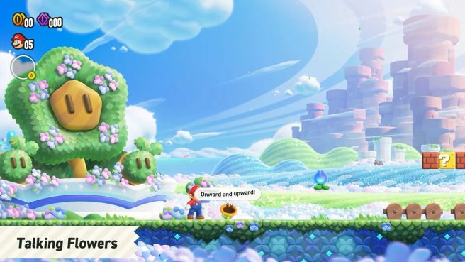 Super Mario Bros. Wonder Talking flowers turn off voice