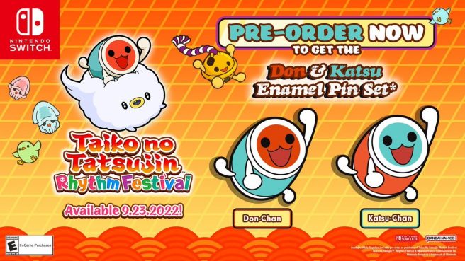 Taiko no Tatsujin: Rhythm Festival pre-order bonus