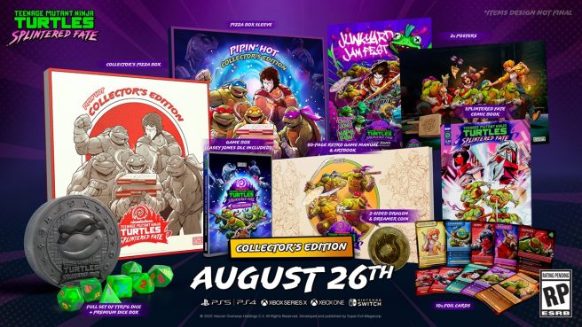 Teenage Mutant Ninja Turtles Splintered Fate physical