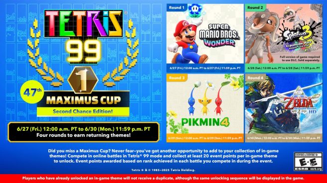 Tetris 99 47th Maximus Cup
