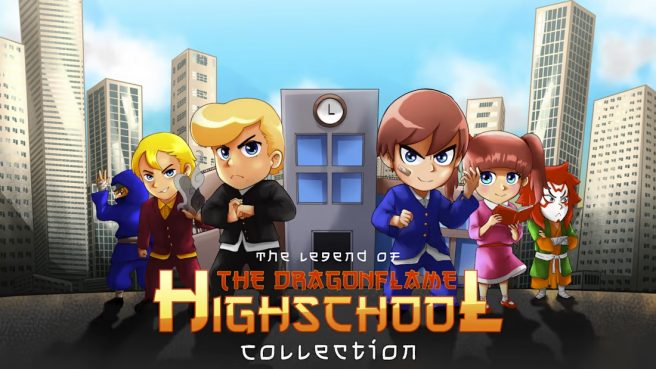 The Legend of the Dragonflame Highschool Collection