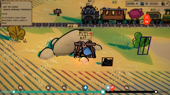 Trackline Express gameplay