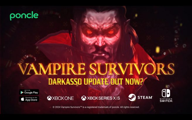 Vampire Survivors Darkasso 1.11.1 update