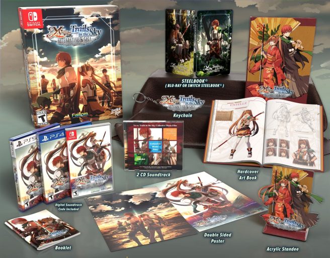 Ys vs. Trails in the Sky Alternative Saga physical