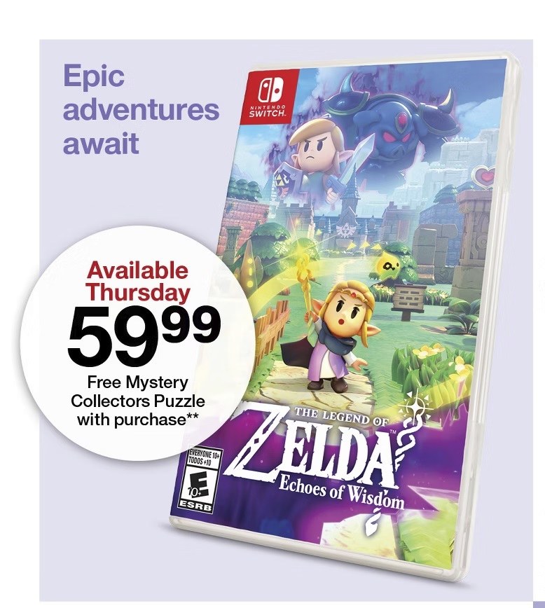 Zelda Echoes of Wisdom bonus Target