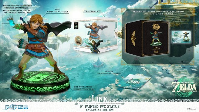 Zelda Tears of the Kingdom Link statue