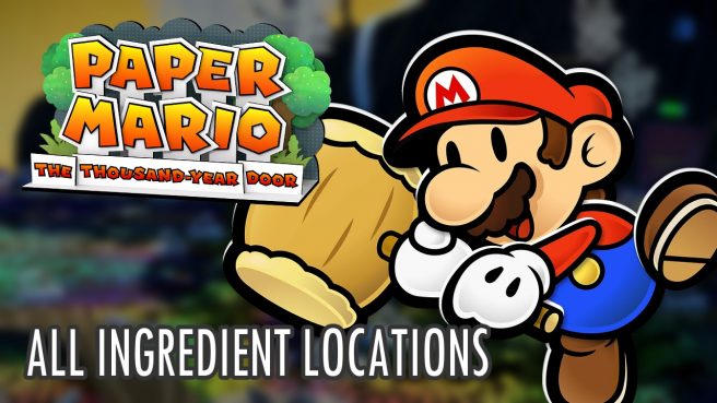 all ingredient locations paper mario thousand year door