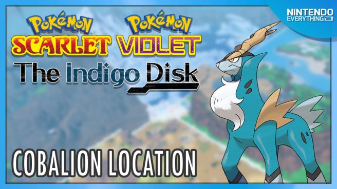 cobalion location Pokemon Scarlet Violet