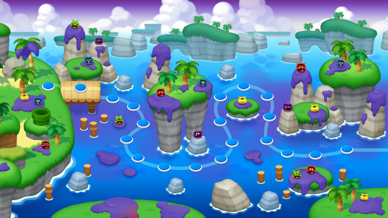 Dr. Mario World stages