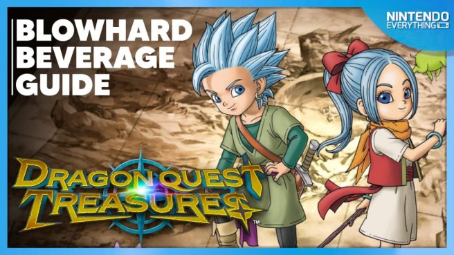 dragon quest treasures blowhard beverage