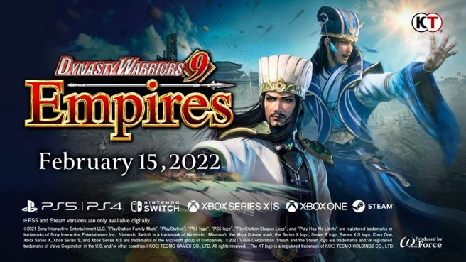 dynasty warriors 9 empires release date