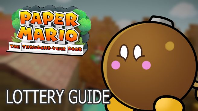 happy lucky lottery paper mario thousand year door