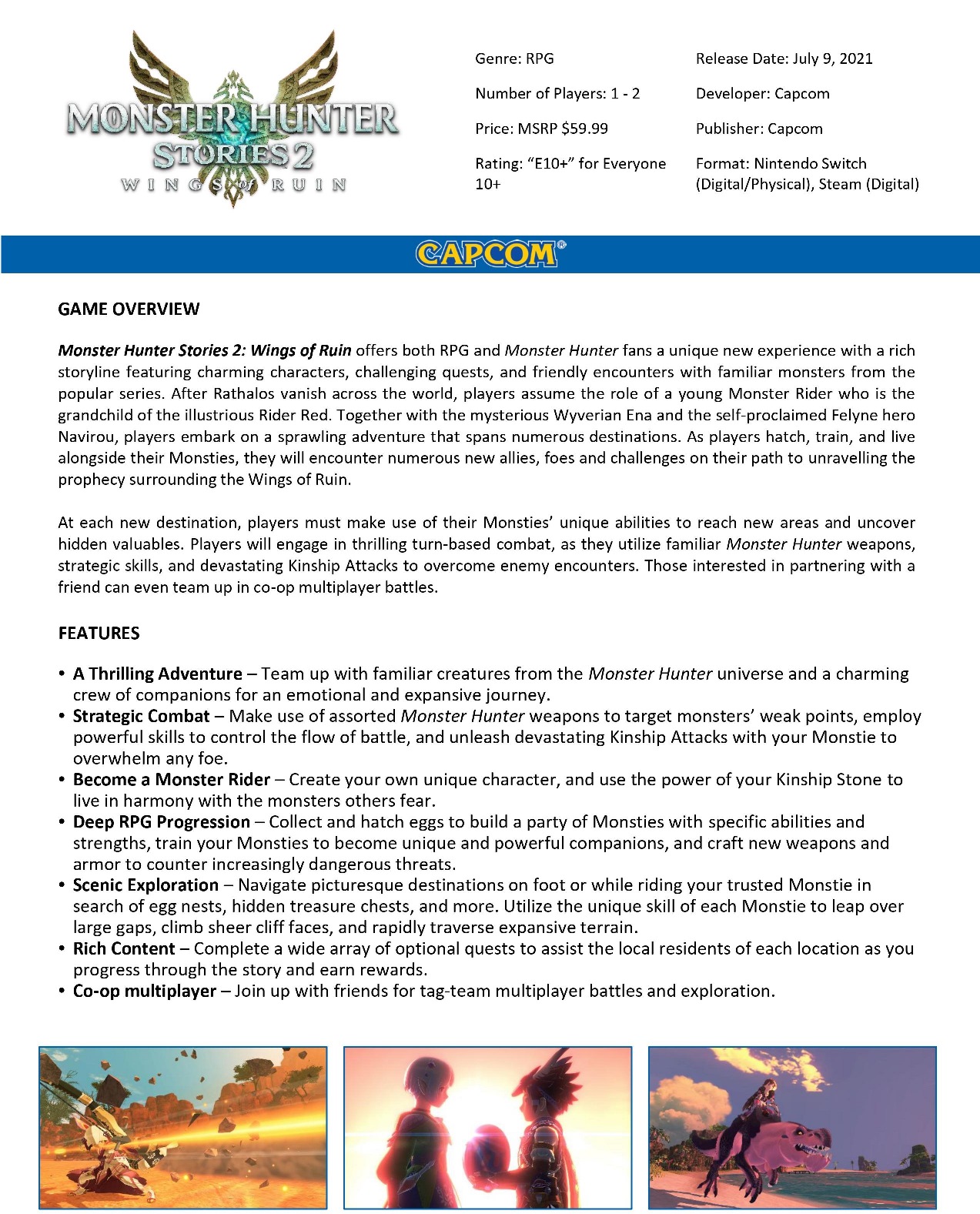 Monster Hunter Stories 2: Wings of Ruin