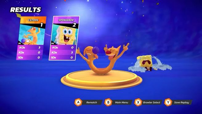 Nickelodeon All-Star Brawl catdog moveset