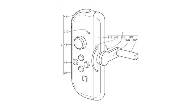 Nintendo Switch 2 Joy-Con 2 patent crank, clickable wheel