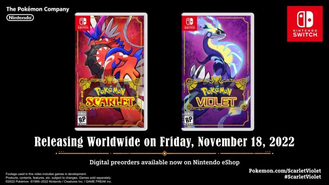 pokemon scarlet violet release date
