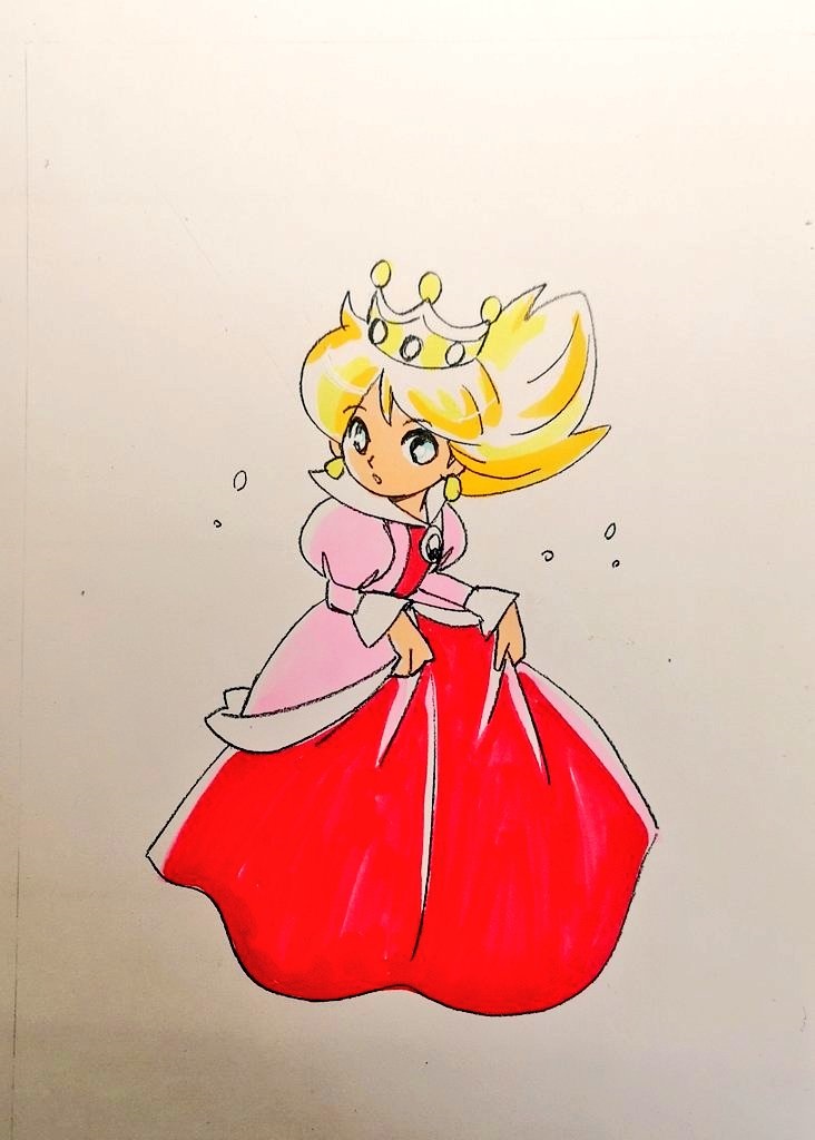 princess peach alternate design
