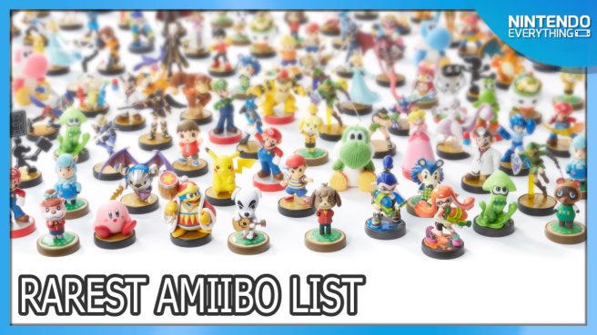 rarest amiibo