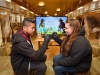 In this photo provided by Nintendo of America, gamers from Nintendo go head to head against real dairy farmers to see whose cow-milking skills reign victorious in Milk, one of 28 fun games in the ¬1-2-Switch game for the Nintendo Switch system. Players enjoyed several friendly matches in various locations throughout Billings Farm & Museum in Woodstock, Vermont, on March 29. 1-2-Switch and the Nintendo Switch system are now available worldwide.