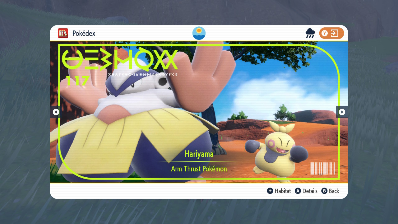 Pokemon Scarlet Violet Hariyama location