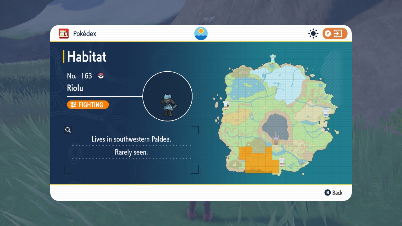 Pokemon Scarlet and Violet Riolu location